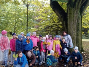 Klasa 2 w ogrodzie botanicznym