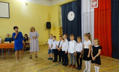 Uczniowie klasy 1 i wych. p. Ę.Łusiak