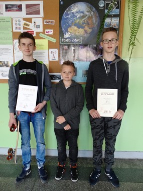 Laureaci: Wiktor, Dominik i Jakub